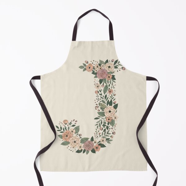 Item preview, Decorative Floral Letter J Botanical Monogram designed and sold by ITCHAWAWAA.