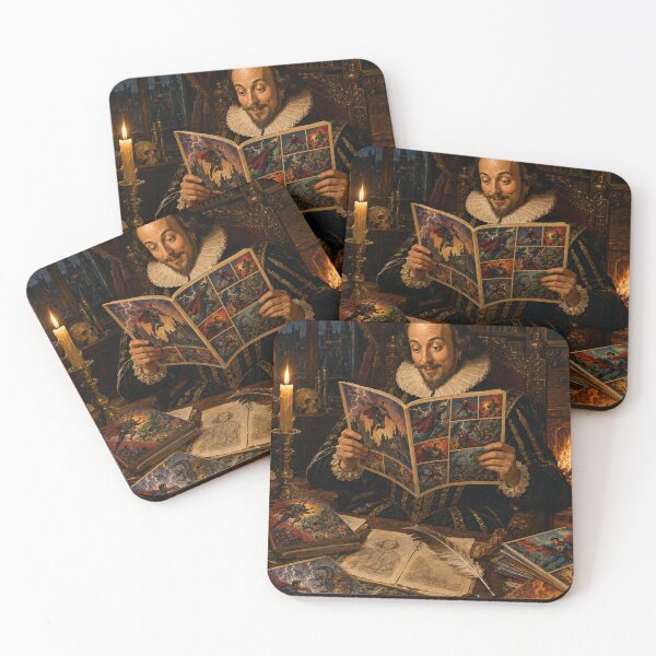 Item preview, William Shakespeare Reading Comics  designed and sold by FloramoonArt.