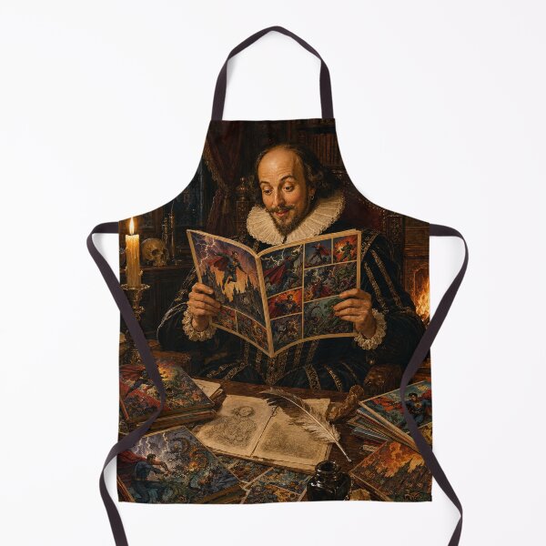 Item preview, William Shakespeare Reading Comics designed and sold by FloramoonArt.