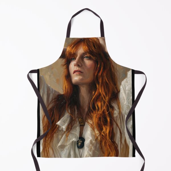 Item preview, Florence the Machine Oil Painting designed and sold by maretsad.