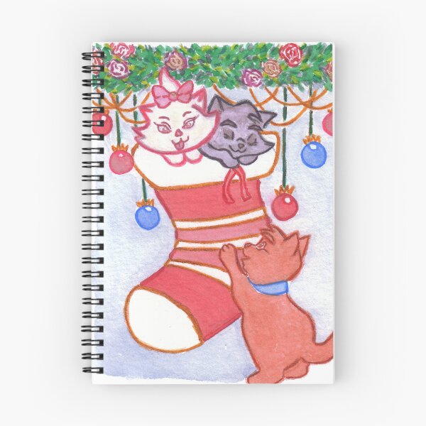 Item preview, Aristocats' Christmas designed and sold by emsquaredart.