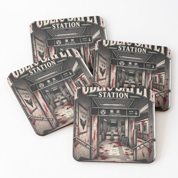 Item preview, Gothic Tokyo Subway Horror Station Art designed and sold by NzrProcreate.