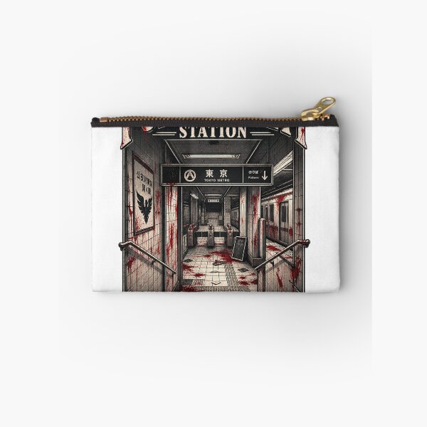 Item preview, Gothic Tokyo Subway Horror Station Art designed and sold by NzrProcreate.