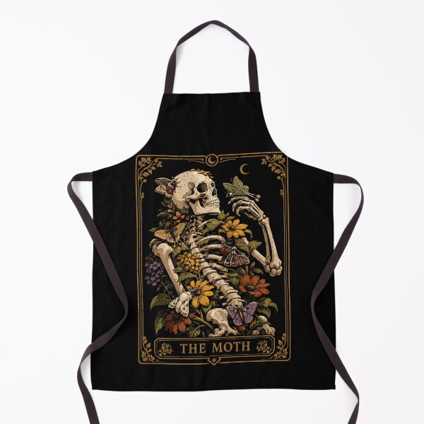 Item preview, Skeleton with Moths and Flowers Art Print Halloween designed and sold by rafaeltto.