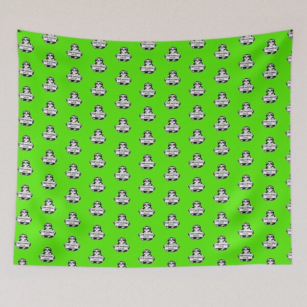 Item preview, Still Working (Sort Of) – Funny Sloth Cartoon Design designed and sold by Cabrasco.