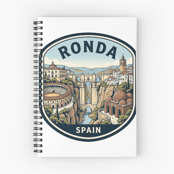Item preview, Ronda Spain Vintage Travel Poster Emblem designed and sold by k3rstman1.