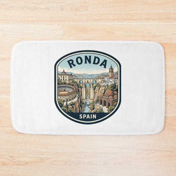Item preview, Ronda Spain Vintage Travel Poster Emblem designed and sold by k3rstman1.
