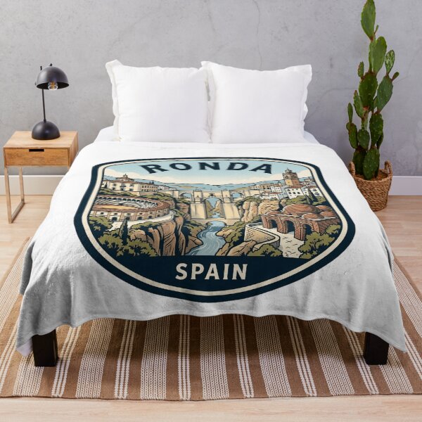 Item preview, Ronda Spain Vintage Travel Poster Emblem designed and sold by k3rstman1.