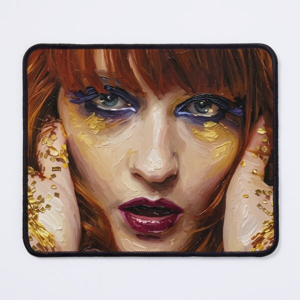 Item preview, Florence the Machine Oil Painting designed and sold by maretsad.