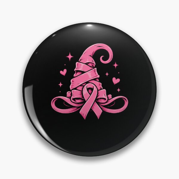 Item preview, Pink Witch Hat Breast Cancer Awareness designed and sold by cerima.