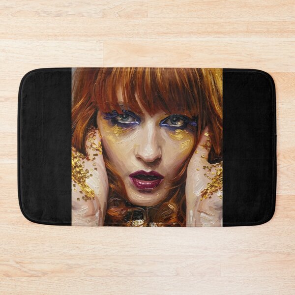 Item preview, Florence the Machine Oil Painting designed and sold by maretsad.