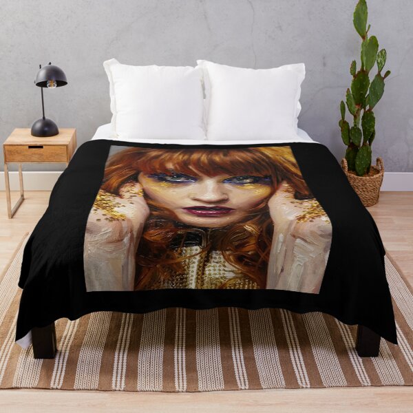 Item preview, Florence the Machine Oil Painting designed and sold by maretsad.