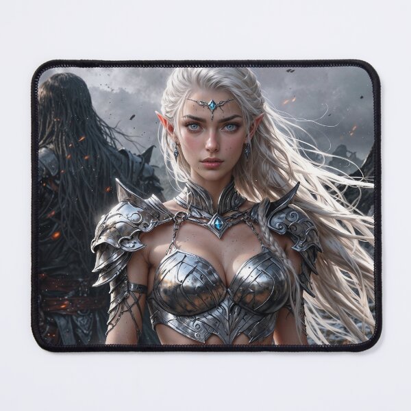 Item preview, Fantasy Elf Warrior Battle Art designed and sold by ShadeScapeArt.