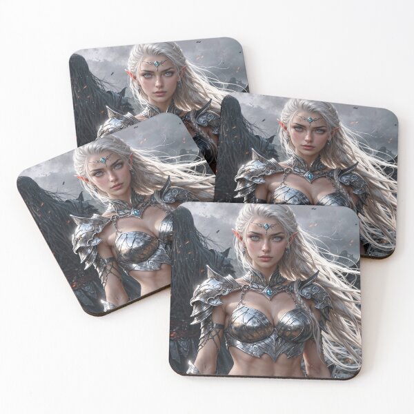 Item preview, Fantasy Elf Warrior Battle Art designed and sold by ShadeScapeArt.