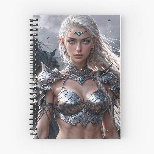 Item preview, Fantasy Elf Warrior Battle Art designed and sold by ShadeScapeArt.