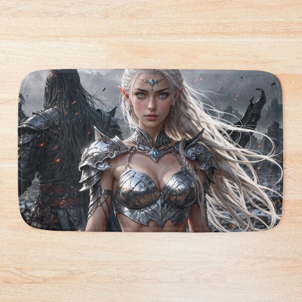 Item preview, Fantasy Elf Warrior Battle Art designed and sold by ShadeScapeArt.