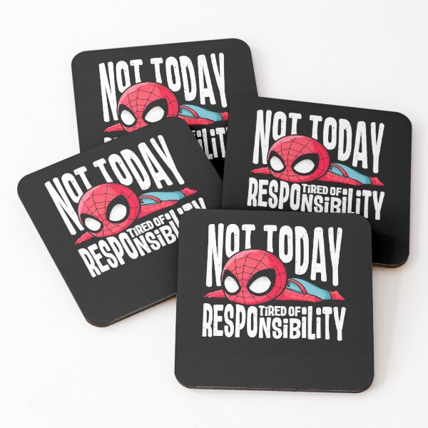 Item preview, Not Today Tired of Responsibility Funny Superhero designed and sold by ViniBall.