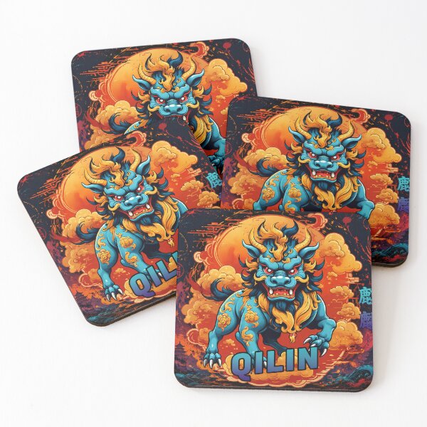 Artikelvorschau, Qilin, der himmlische Wächter: Legendäre chinesische Mythologie entworfen und verkauft von Fei Long Design Hub.