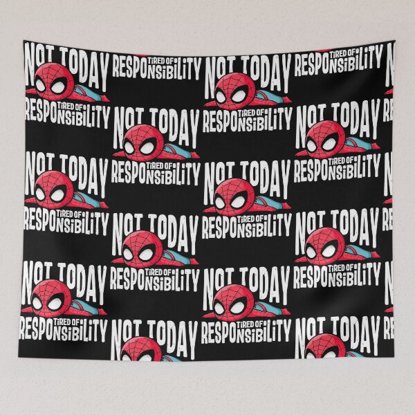 Item preview, Not Today Tired of Responsibility Funny Superhero designed and sold by ViniBall.