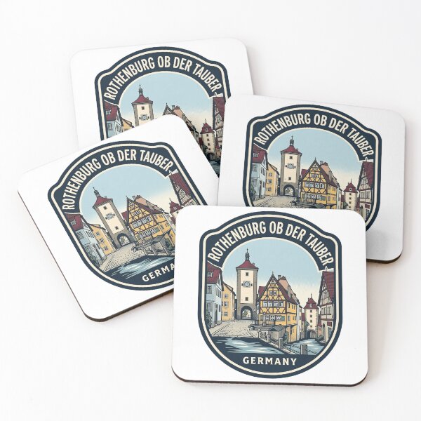Item preview, Vintage Rothenburg Ob Der Tauber Germany Travel Emblem designed and sold by k3rstman1.