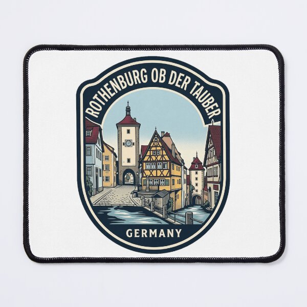 Item preview, Vintage Rothenburg Ob Der Tauber Germany Travel Emblem designed and sold by k3rstman1.