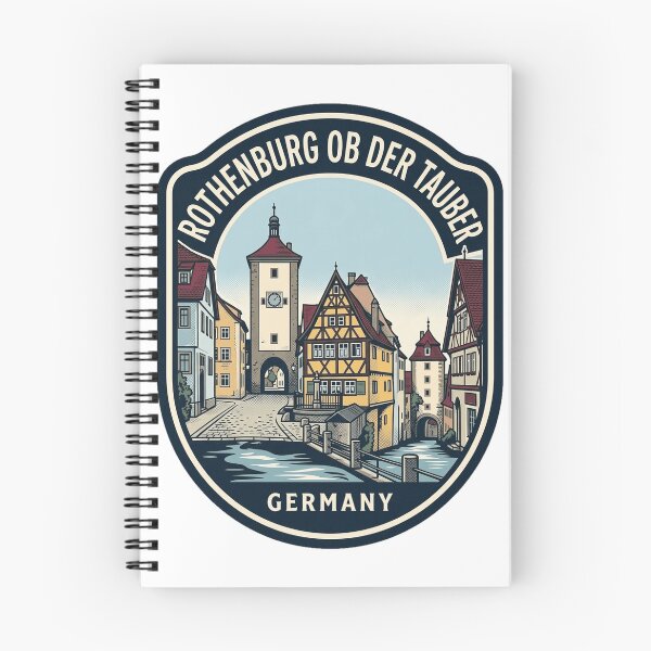 Item preview, Vintage Rothenburg Ob Der Tauber Germany Travel Emblem designed and sold by k3rstman1.