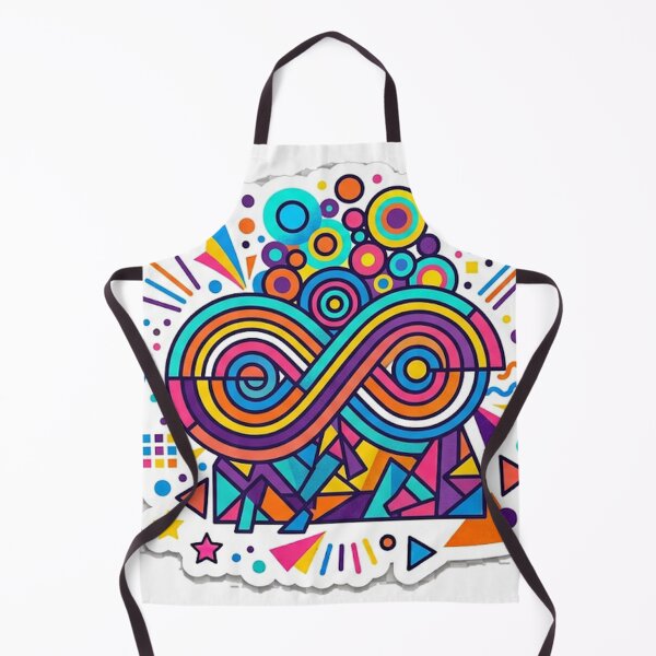 Item preview, Infinity Spiral Sticker | Colorful Geometric Pop Art Sticker | Vibrant Abstract Vinyl Decal designed and sold by RoyArt0.