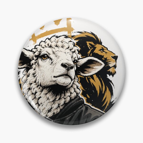 Item preview, Badass Lamb King Streetwear Vector Illustration designed and sold by Ink-verse-.
