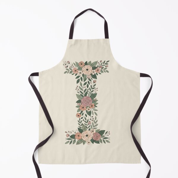Item preview, Decorative Floral Letter I Botanical Monogram designed and sold by ITCHAWAWAA.
