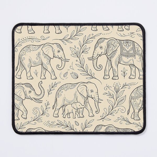 Item preview, elephant seamless pattern by Why designed and sold by polizeman.