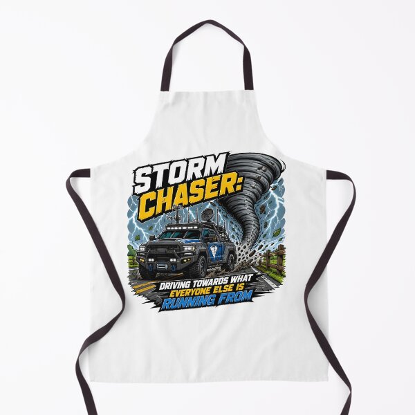 Item preview, Storm Chaser Driving Toward What Everyone Else Is Running From Tornado Vehicle designed and sold by CleverRaccoon.