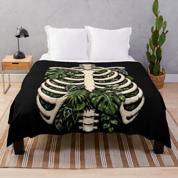 Item preview, Skeleton with Lush Green Leaves Design Halloween designed and sold by rafaeltto.