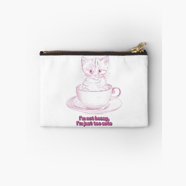 Item preview, I'm not bossy, I'm just too Cute kitten in teacup designed and sold by Anne Londez Studio.