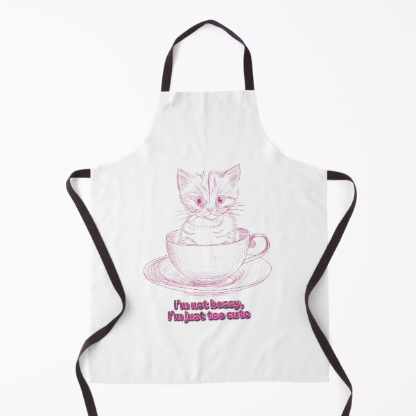 Item preview, I'm not bossy, I'm just too Cute kitten in teacup designed and sold by Anne Londez Studio.