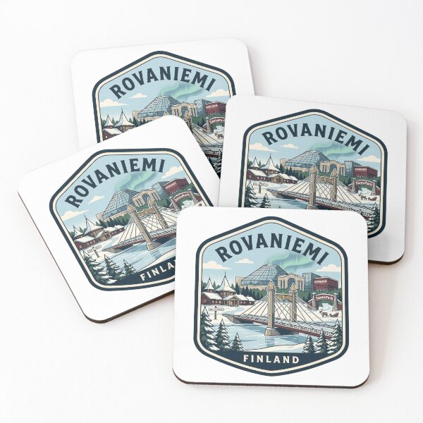 Item preview, Rovaniemi Finland Arctic Circle Travel Badge designed and sold by k3rstman1.