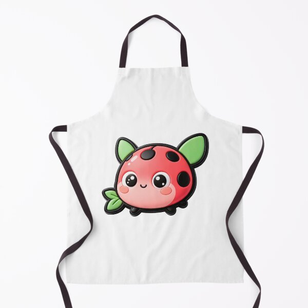 Item preview, Cute Pink Ladybug with Green Wings designed and sold by Raloel Art.