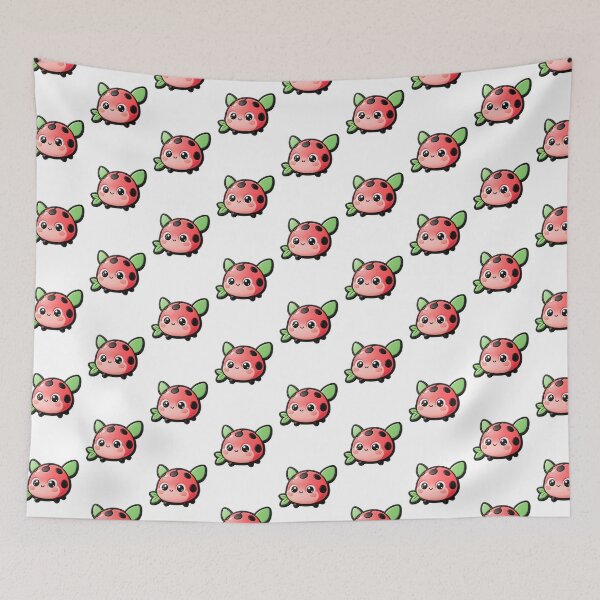 Item preview, Cute Pink Ladybug with Green Wings designed and sold by Raloel Art.