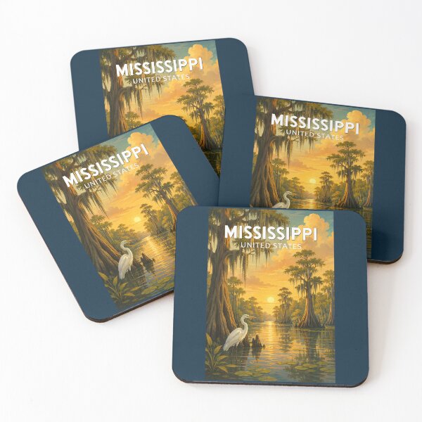 Item preview, Mississippi Illustration Travel Art Vintage designed and sold by KrisSidDesigns.