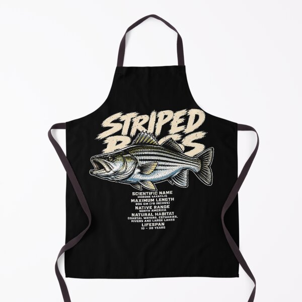 Item preview, Striped Bass Vintage Fishing Art Design designed and sold by rafaeltto.