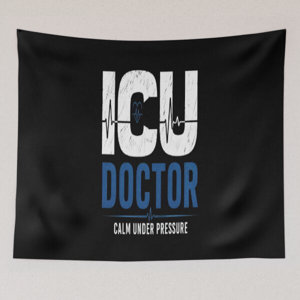 Item preview, ICU Doctor – Calm Under Pressure | Critical Care Doctor Medical Design designed and sold by v6ziix.