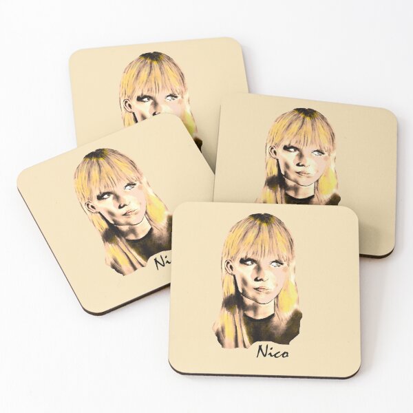 Item preview, Nico – Velvet Underground Icon | Warm Retro Portrait designed and sold by FULLER FACTORY.