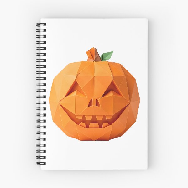 Item preview, Orange Jack-O’-Lantern Pumpkin Art-Low Poly Halloween  designed and sold by Marcu Ioachim.