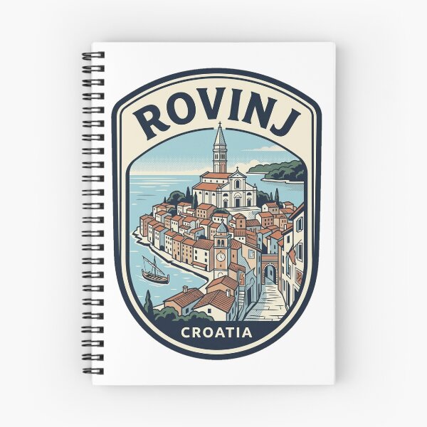 Item preview, Rovinj Croatia Vintage Travel Poster Emblem designed and sold by k3rstman1.