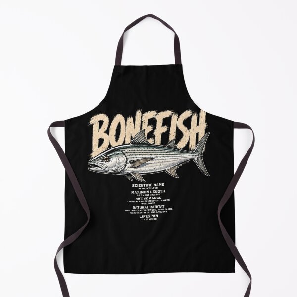Item preview, Detailed bonefish illustration with scientific facts designed and sold by rafaeltto.