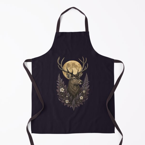 Item preview, Moonlit Stag of the Ancient Forest designed and sold by printheavenart.