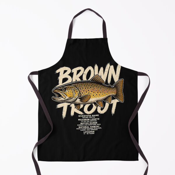 Item preview, Vintage Brown Trout Illustration for Fishing Lovers designed and sold by rafaeltto.