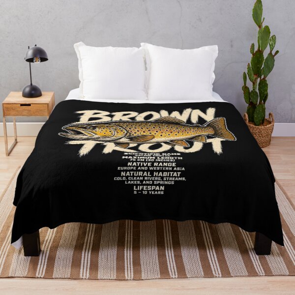 Item preview, Vintage Brown Trout Illustration for Fishing Lovers designed and sold by rafaeltto.