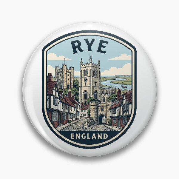 Item preview, Rye England Vintage Travel Badge designed and sold by k3rstman1.