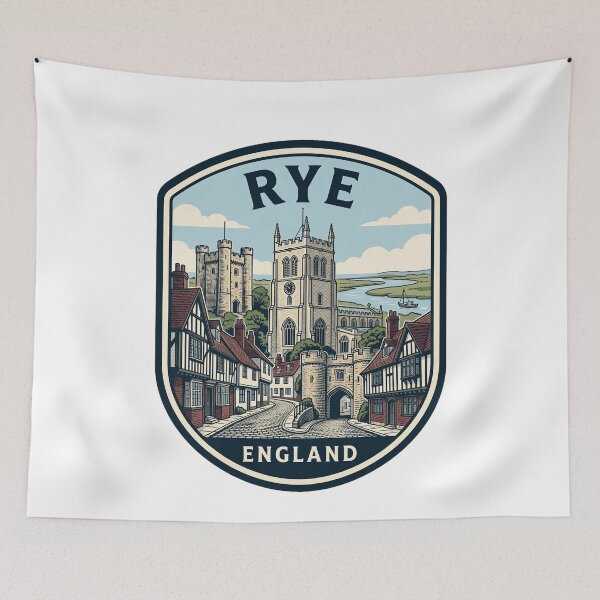 Item preview, Rye England Vintage Travel Badge designed and sold by k3rstman1.