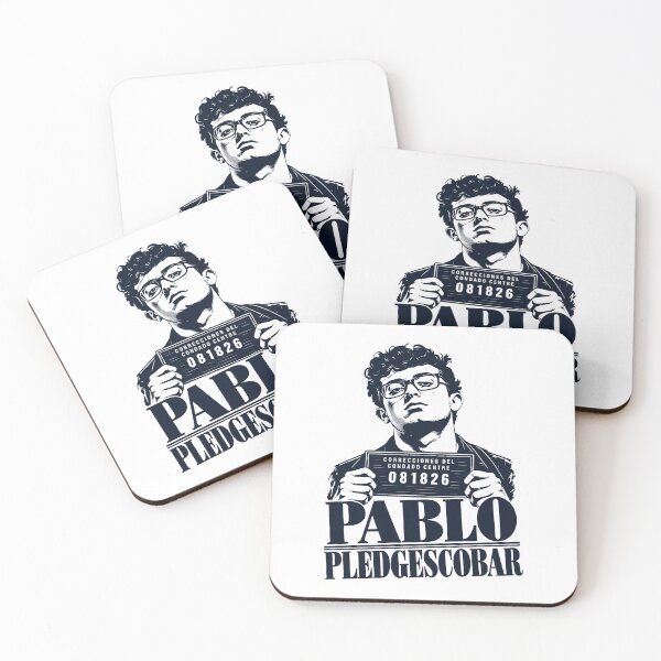 Item preview, Pablo Escobar Mugshot Portrait Colombia Narcos designed and sold by ViniBall.